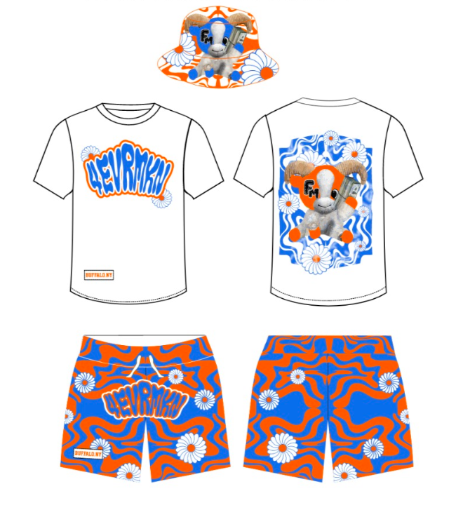 Flower 3-piece Short Set