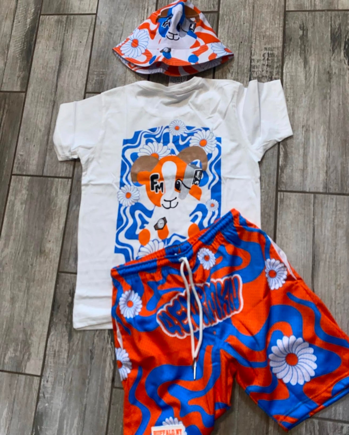 Flower 3-piece Short Set