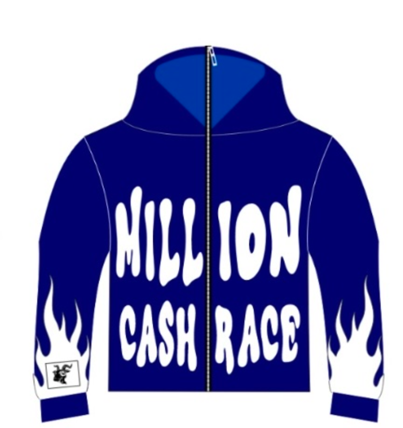 A Million Cash Race Zip Up Hoodie