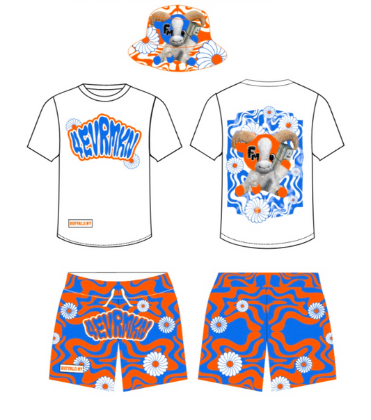 Flower 3-piece Short Set