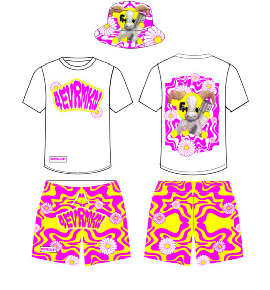 Flower 3-piece Short Set