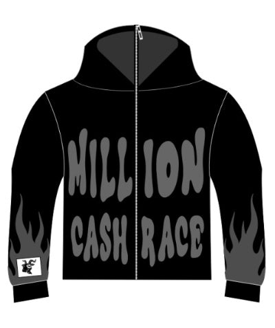 A Million Cash Race Zip Up Hoodie