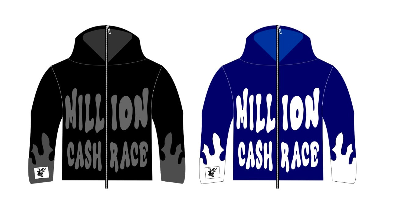 A Million Cash Race Zip Up Hoodie