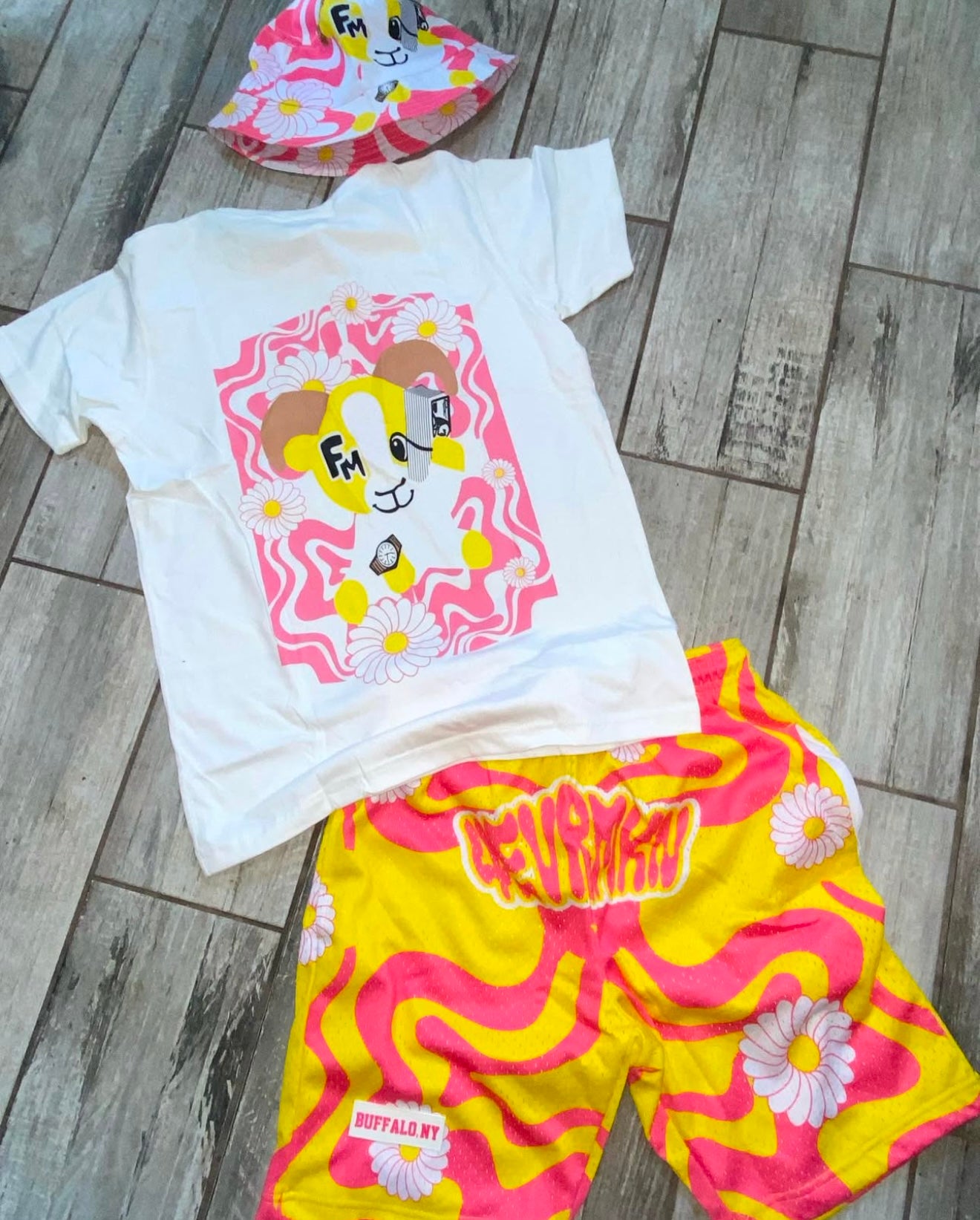 Flower 3-piece Short Set