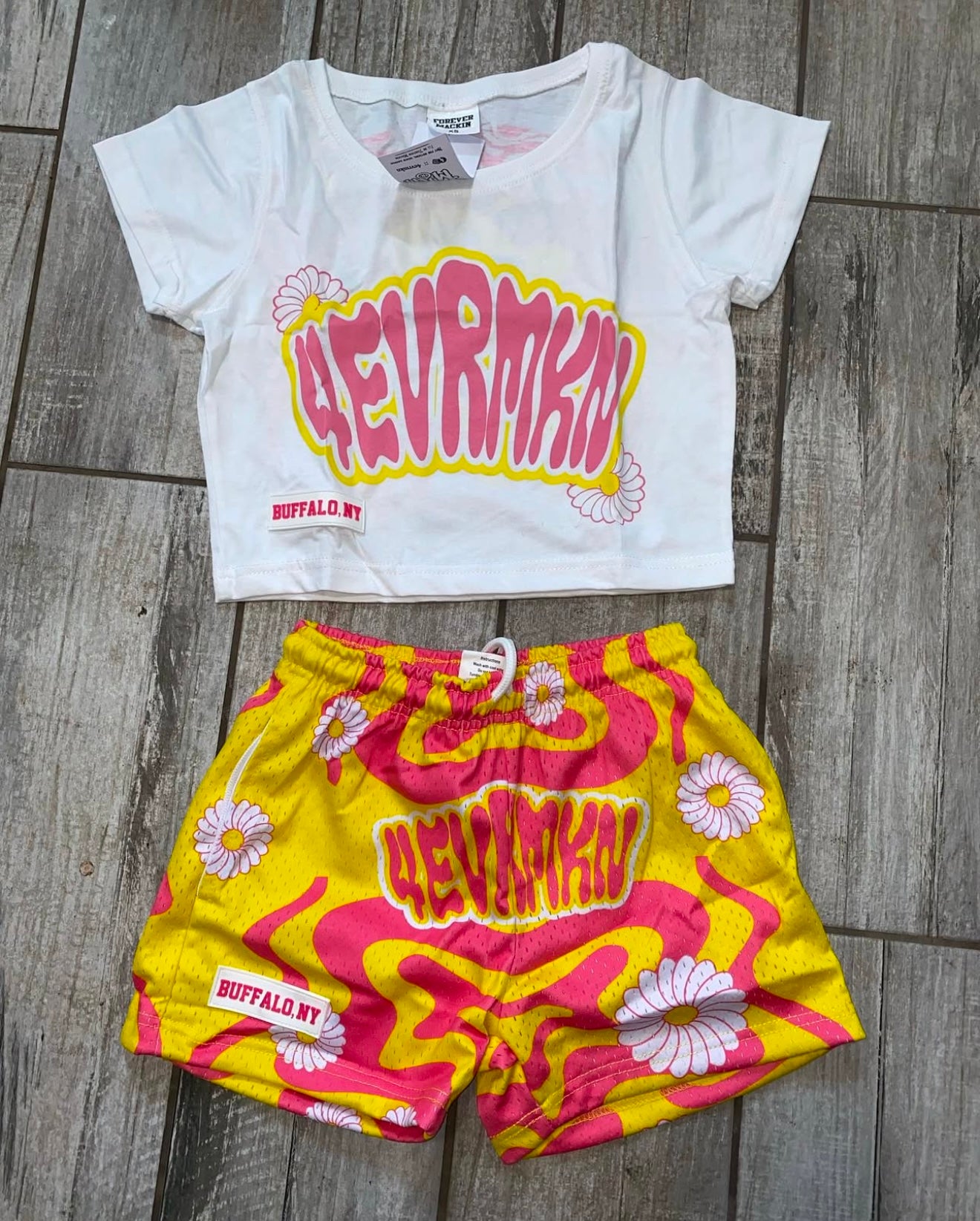 Flower 3-piece Short Set