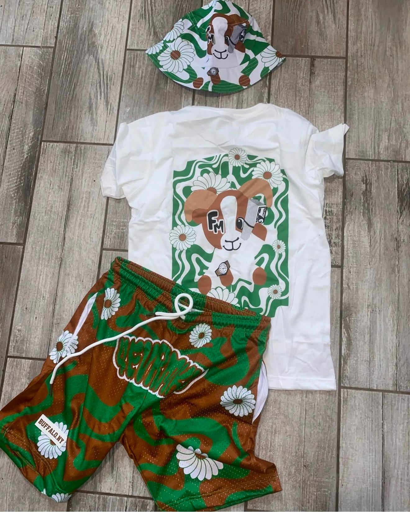 Flower 3-piece Short Set