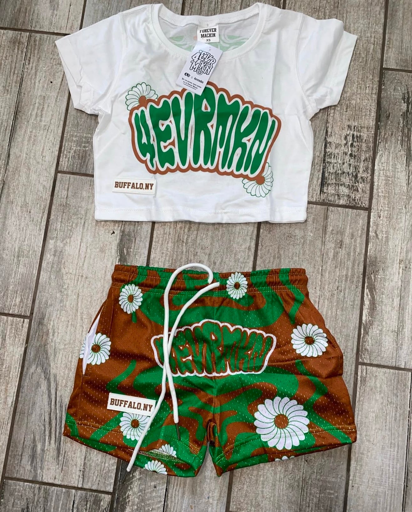 Flower 3-piece Short Set